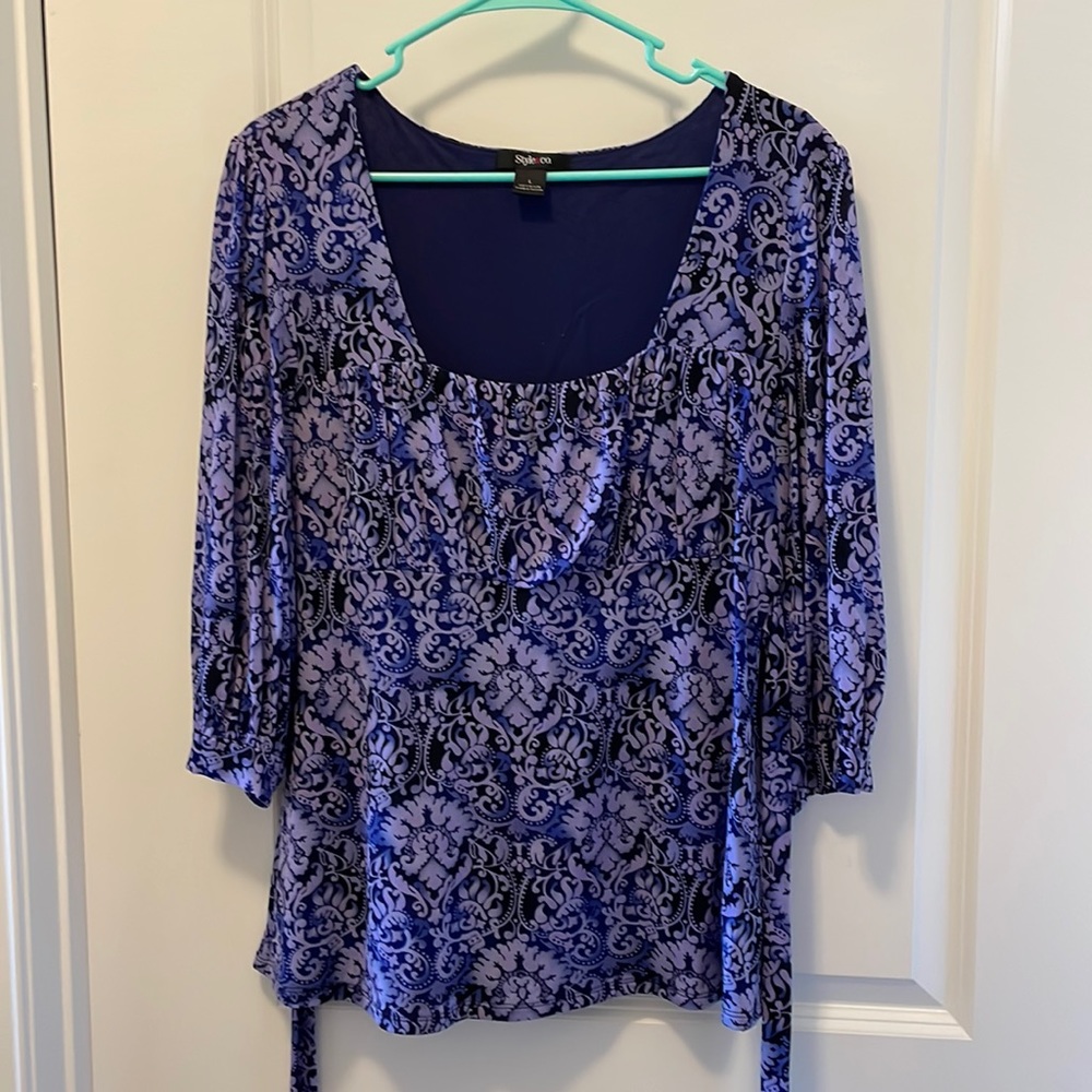 Style and Company size large peasant shirt